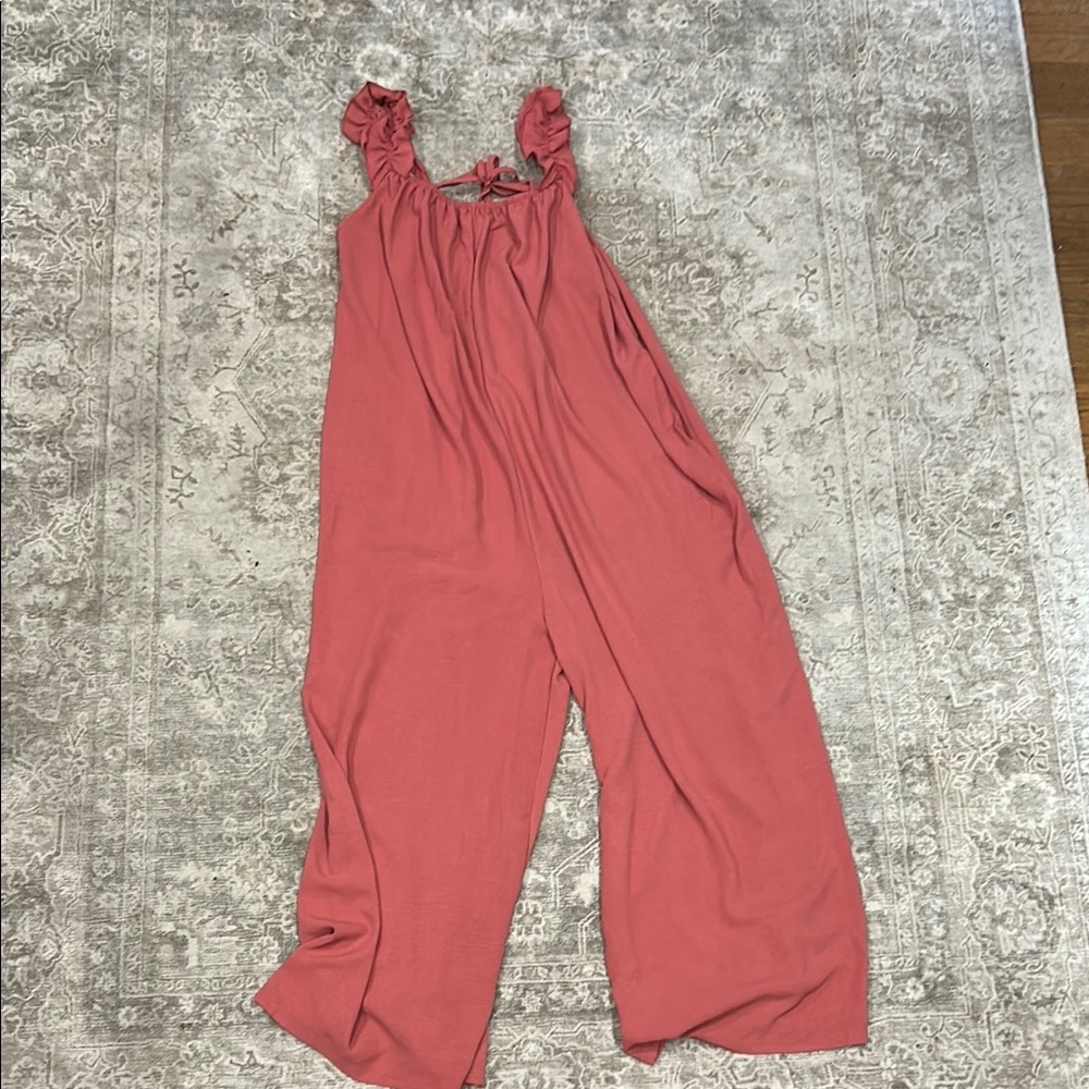 Chic Ruffled Sleeveless Jumpsuit